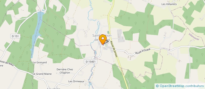 localisation de l'entreprise GROUPE DE RECHERCHE ET ANIMATION NOUVEAUX GESTES ENVIRONNEMENT  MORTIERS