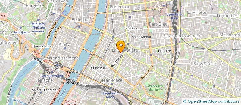 localisation de l'entreprise GROUPE DE RECHERCHE ET D'ETUDE BIOLOGIE ET ENVIRONNEMENT à LYON