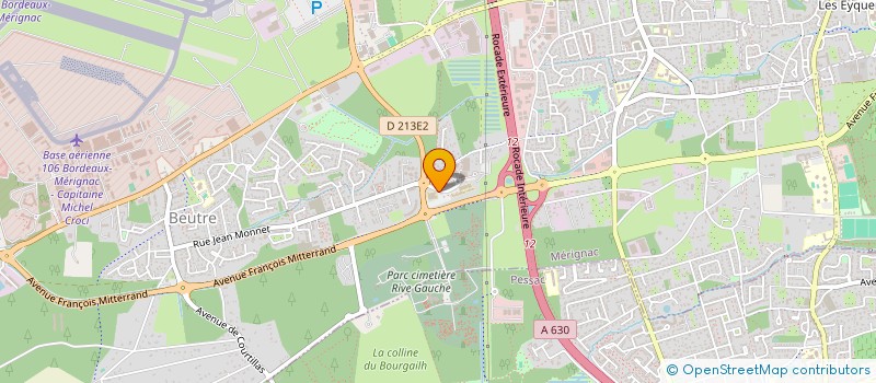 localisation de l'entreprise GROUPE DE RECHERCHE ET D ETUDE EN CHIRURGIE MINI INVASIVE DU PIED à MERIGNAC
