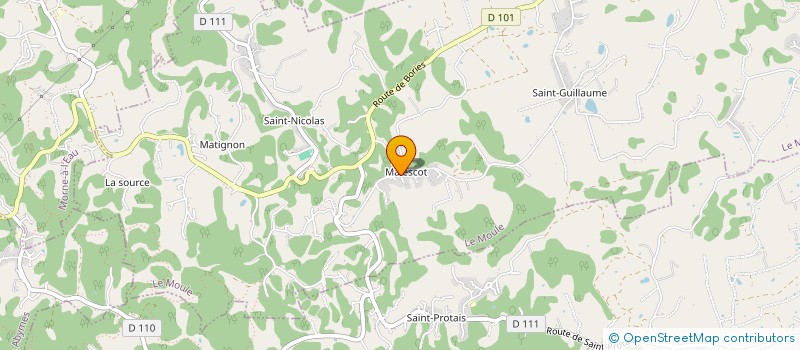 localisation de l'entreprise GROUPE DE RECHERCHE PARANORMAL CARAIBES à LE MOULE