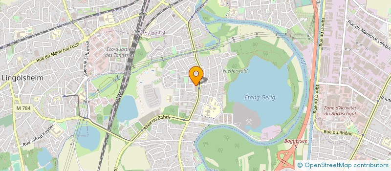 localisation de l'entreprise GROUPE DE RECHERCHE PHILIBERT  OSTWALD