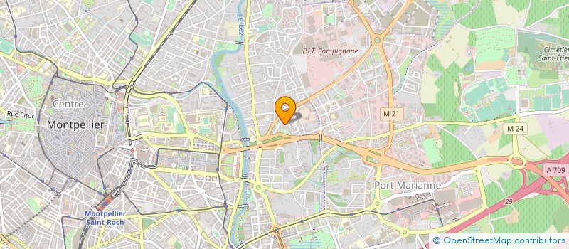 localisation de l'entreprise GROUPE DE RECHERCHE POUR L'AIDE AUX PERSONNES PARALYSEES à MONTPELLIER