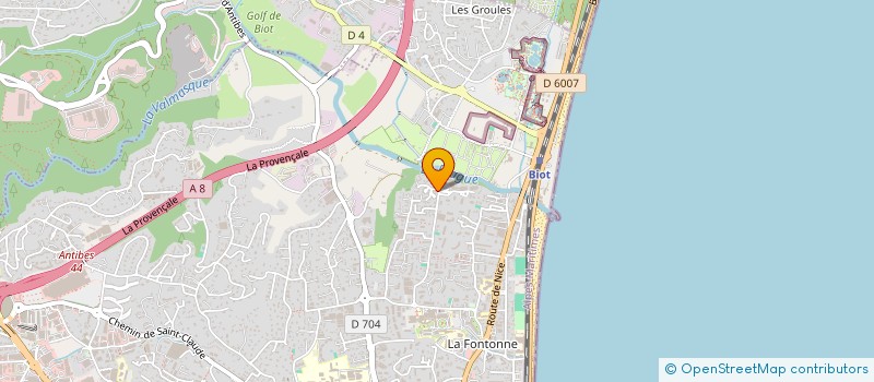 localisation de l'entreprise GROUPE DE RECHERCHE SUR LES CETACES à ANTIBES