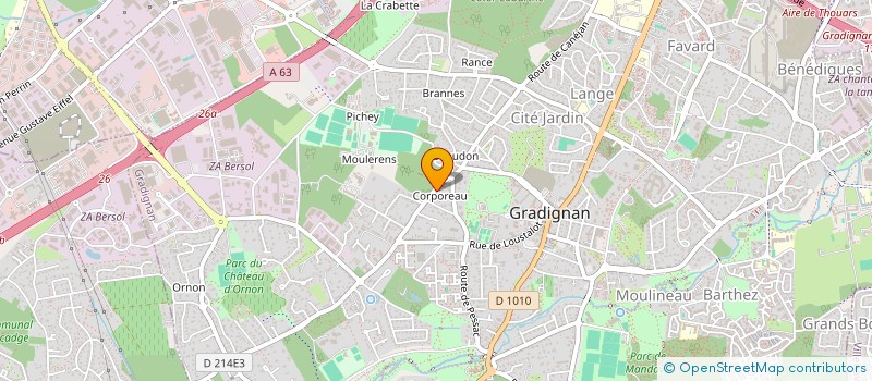 localisation de l'entreprise GROUPE DE RECHERCHES EN INVESTISSEMENTS à GRADIGNAN
