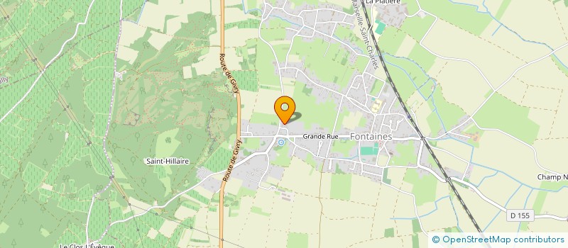 localisation de l'entreprise GROUPE DE RECHERCHES ET D'ETUDES FONTENOISES (G.R.E.F.)  FONTAINES