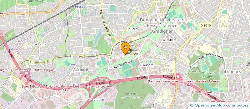 localisation de l'entreprise GROUPE DE RECHERCHES ET D ETUDES SUR LA RADIO à PESSAC