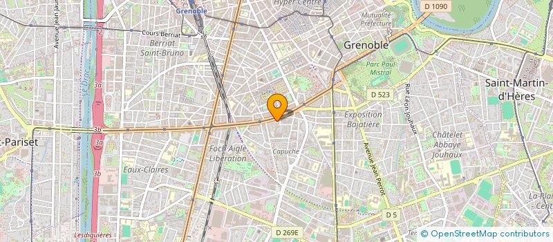 localisation de l'entreprise GROUPE DE RECONSTITUTION DE LA LIBERATION DU DAUPHINE   LA TRONCHE