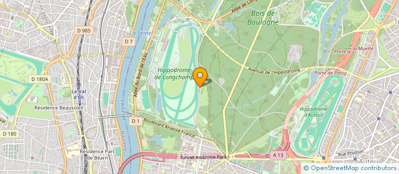 localisation de l'entreprise GROUPE DE REFLEXION, D ETUDE ET DE COOPERATION AMERIQUE LATINE - EUROPE  PARIS