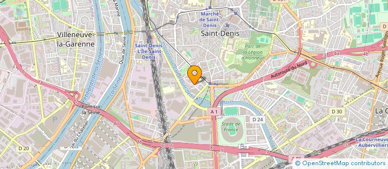 localisation de l'entreprise GROUPE DE REFLEXION DES JEUNES ORIGINAIRES DE BANDUNDU à SAINT-DENIS