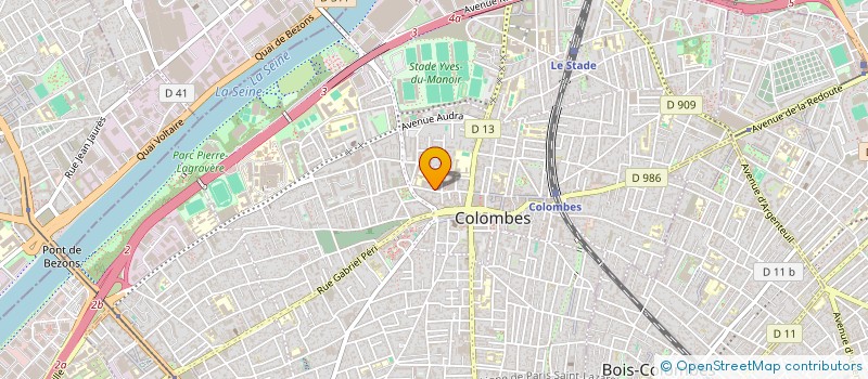 localisation de l'entreprise GROUPE DE REFLEXION ET D'INFORMATION EN PEDIATRIE DU 92  COLOMBES