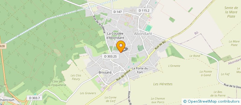 localisation de l'entreprise GROUPE DE SANTE ANDRE VESALE à ABONDANT