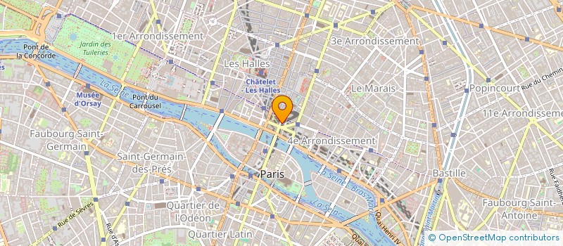 localisation de l'entreprise GROUPE DE SOUTIEN A LA SOCIETE  PARIS