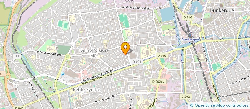 localisation de l'entreprise GROUPE DE TRAVAUX ET SERVICES DUNKERQUOIS à DUNKERQUE