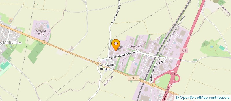 localisation de l'entreprise GROUPE DELEPINE INDUSTRIES  FEUCHY