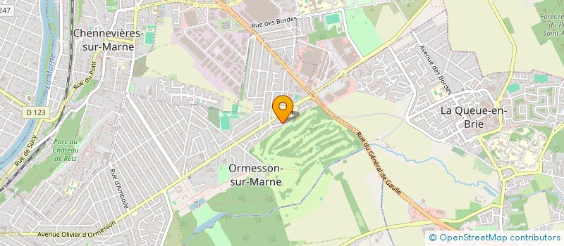 localisation de l'entreprise GROUPE DELMAS  ORMESSON-SUR-MARNE