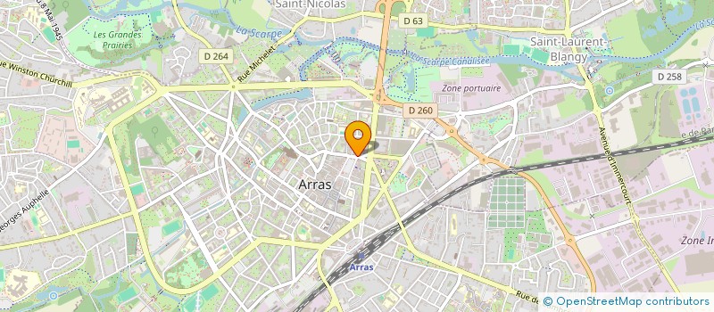 localisation de l'entreprise GROUPE DENAMKO INTERNATIONAL à ARRAS