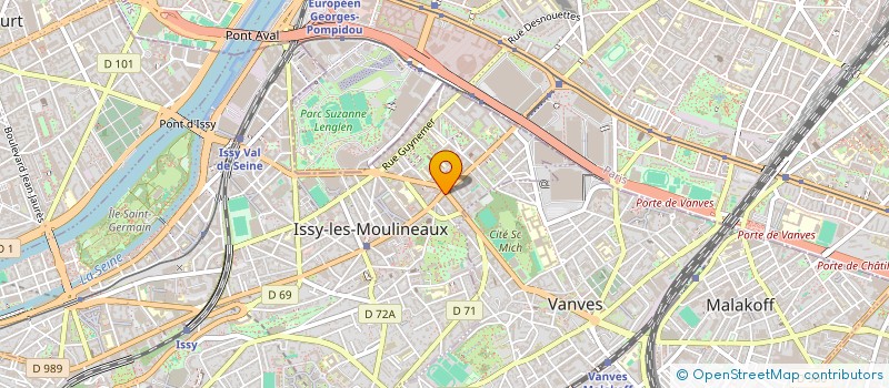 localisation de l'entreprise GROUPE DENIZARD à ISSY-LES-MOULINEAUX