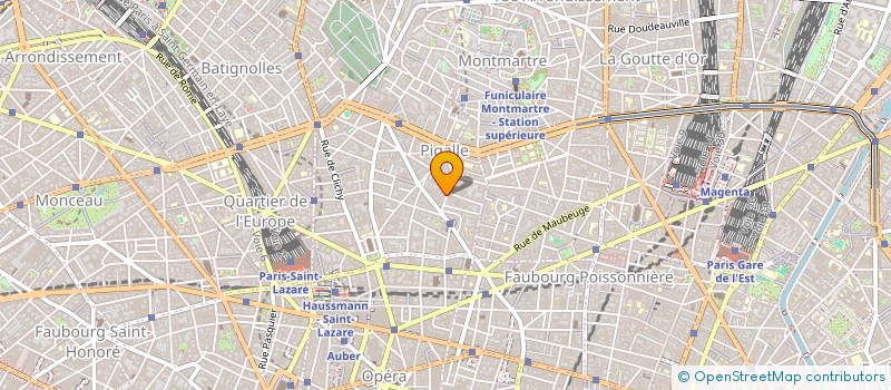 localisation de l'entreprise GROUPE DES 20 THEATRES EN ILE DE FRANCE  PARIS