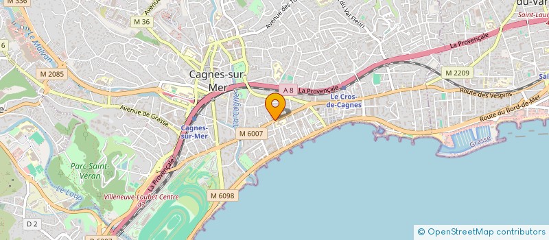 localisation de l'entreprise GROUPE DES AMIS EN MARCHE à CAGNES-SUR-MER