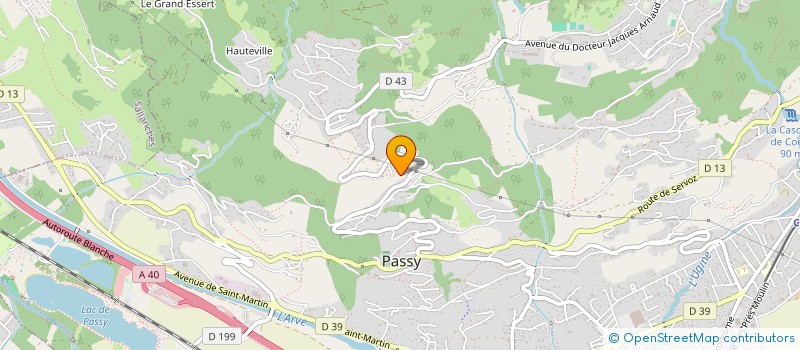 localisation de l'entreprise GROUPE DES APHASIQUES DU MONT BLANC à PASSY