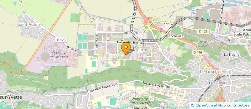 localisation de l'entreprise GROUPE DES ECOLES CENTRALE à GIF-SUR-YVETTE
