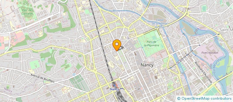 localisation de l'entreprise GROUPE DES ETUDIANTS DU COURS LEOPOLD à NANCY