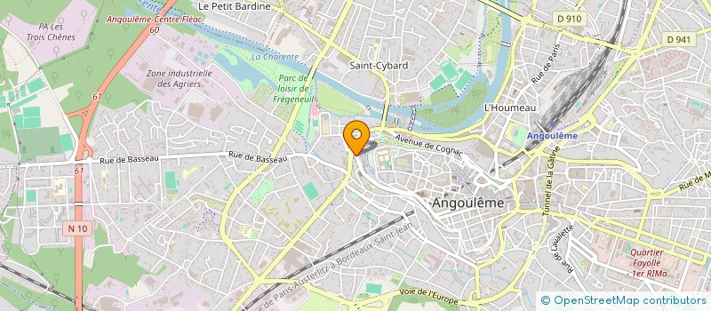 localisation de l'entreprise GROUPE DES GRATUITS INDEPENDANTS à ANGOULEME