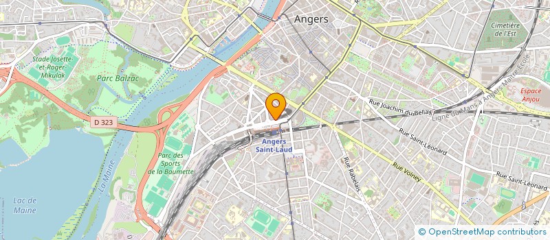 localisation de l'entreprise GROUPE DES HUITS(G8) à ANGERS
