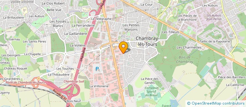localisation de l'entreprise GROUPE DES LYS  CHAMBRAY-LES-TOURS