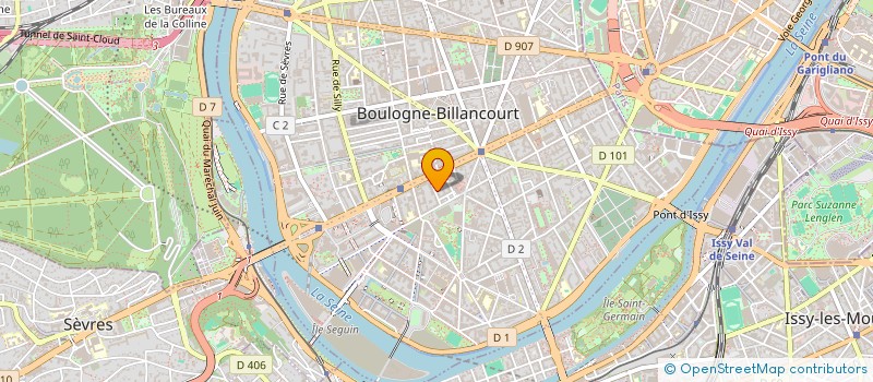localisation de l'entreprise GROUPE DES M à BOULOGNE-BILLANCOURT
