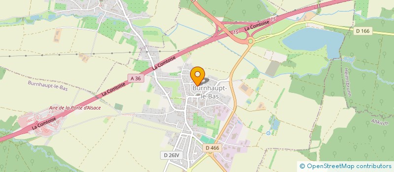 localisation de l'entreprise GROUPE DES MAJORETTES DE BURNHAUPT  BURNHAUPT-LE-HAUT