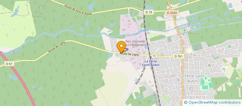 localisation de l'entreprise GROUPE DES MARCHEURS SOLOGNOTS à LA FERTE-SAINT-AUBIN