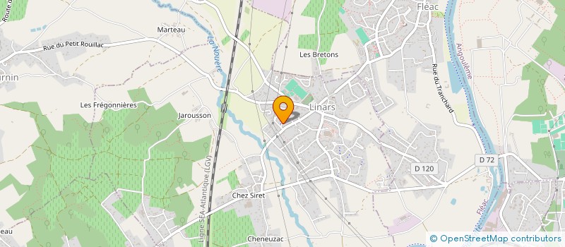 localisation de l'entreprise GROUPE DES RANDONNEURS DE LINARS à LINARS