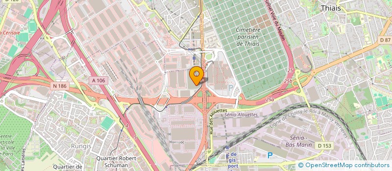 localisation de l'entreprise GROUPE DES SIX à RUNGIS