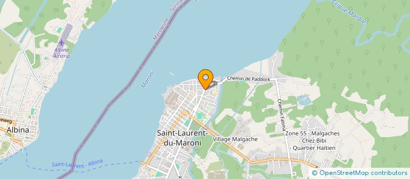 localisation de l'entreprise GROUPE DES UTILISATEURS DE LOGICIELS LIBRES EN AMAZONIE-GUYANE à SAINT-LAURENT-DU-MARONI