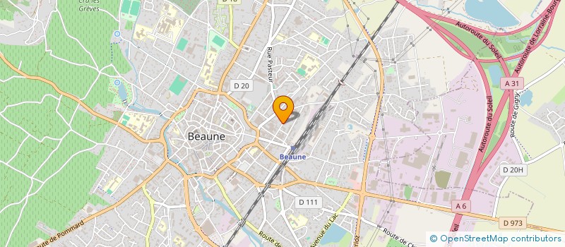 localisation de l'entreprise GROUPE DESFOSSEY HOTELLERIE (GDH) à BEAUNE
