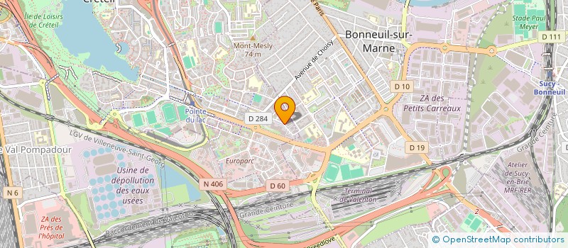 localisation de l'entreprise GROUPE DFM à CRETEIL