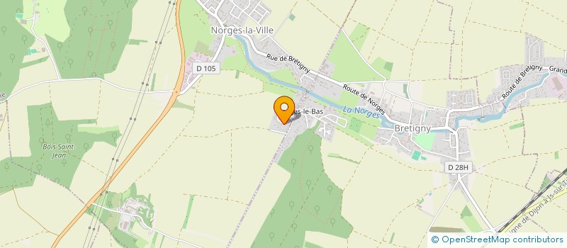 localisation de l'entreprise GROUPE DG  NORGES-LA-VILLE
