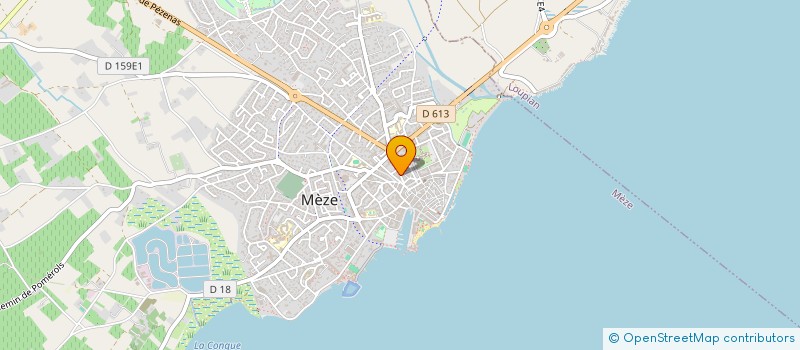 localisation de l'entreprise GROUPE DIAZ SECURITE DE THAU à MEZE