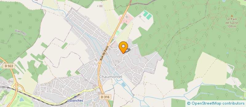 localisation de l'entreprise GROUPE DIP  BERNES-SUR-OISE