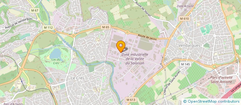 localisation de l'entreprise GROUPE DIRECT CAUMES IMMOBILIER à VENDARGUES