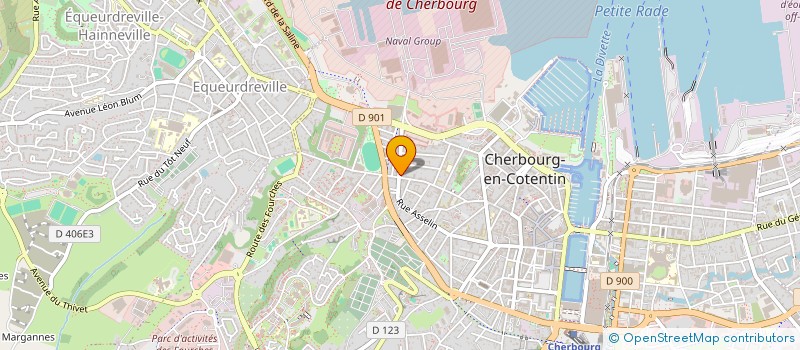 localisation de l'entreprise GROUPE DJP à CHERBOURG-EN-COTENTIN