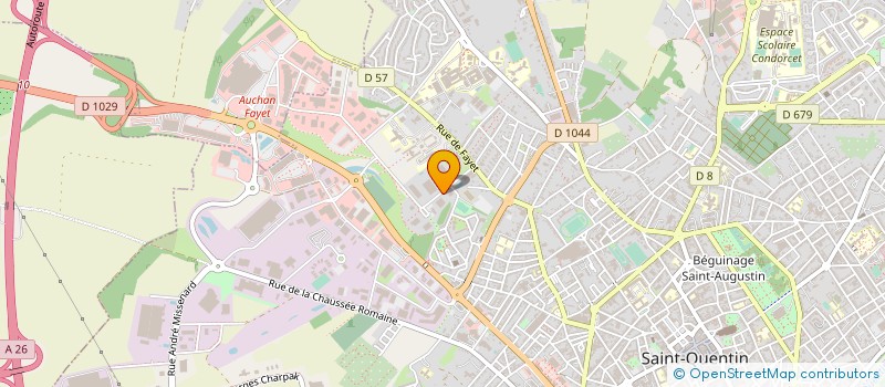 localisation de l'entreprise GROUPE DLP  SAINT-QUENTIN