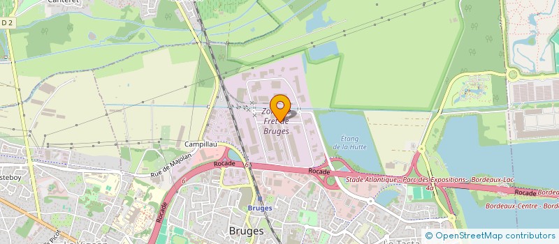 localisation de l'entreprise GROUPE DLT  BRUGES