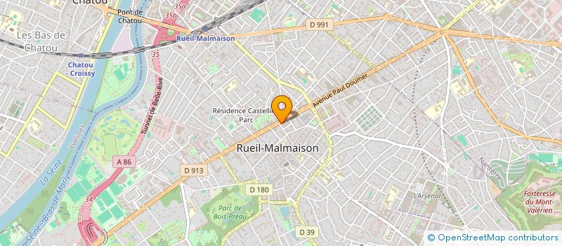 localisation de l'entreprise GROUPE DON PEPE à RUEIL-MALMAISON