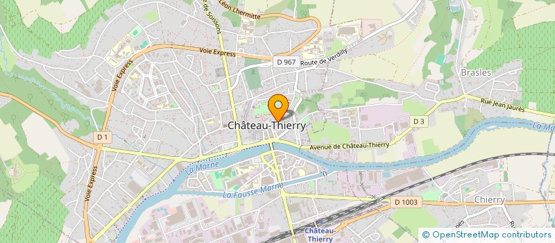 localisation de l'entreprise GROUPE DOUCHET à CHATEAU-THIERRY