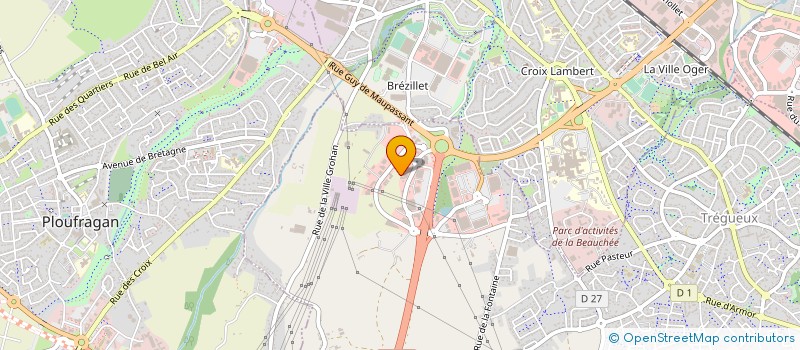 localisation de l'entreprise GROUPE DP à TREGUEUX