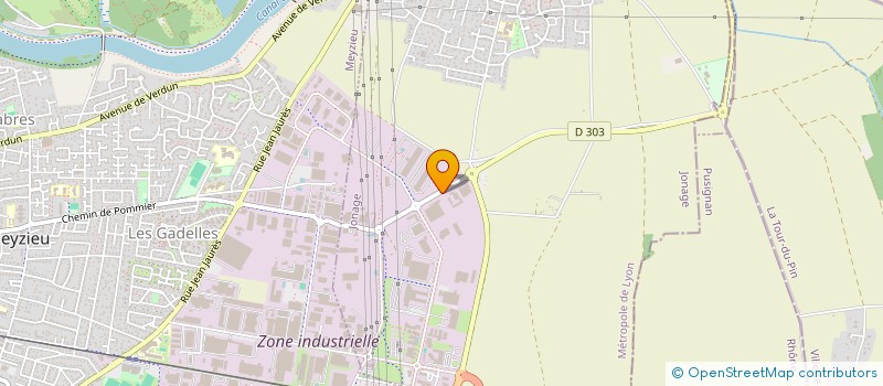 localisation de l'entreprise GROUPE DREYER  JONAGE