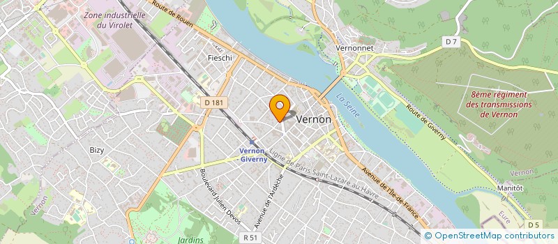 localisation de l'entreprise GROUPE  DRS NGUYEN-THANH ET MENANTEAU à VERNON