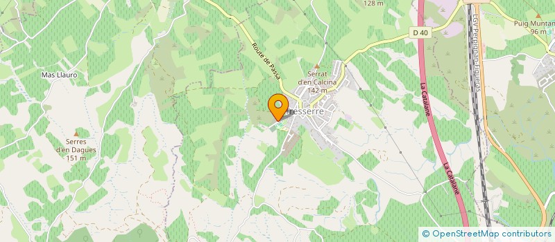 localisation de l'entreprise GROUPE DTMH  TRESSERRE